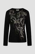 LEBEK Black and Silver Top
