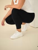 ANVITO Black Viscose Leggings. image