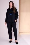 ORA Travel Fabric Straight Leg Pull Up Trousers.Colours available. image