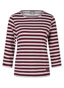 RABE Berry and Cream Stripe Top image