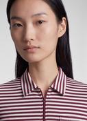 RABE Berry Stripe Polo Top image