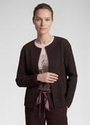 RABE Cafe Noir Bubble Cardigan