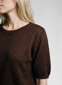 RABE Cafe Noir Sweater with Copper Thread