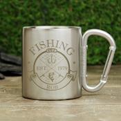 Personalised Fishing Club Stainless Steel Mug - ForYou.ie