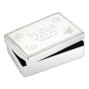 Personalised Butterfly Rectangular Jewellery Box - ForYou.ie