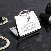 Personalised Butterfly Handbag Compact Mirror - ForYou.ie