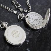 Personalised Classic Pocket Fob Watch - ForYou.ie image