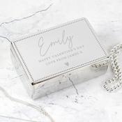 Personalised Name and Message Rectangular Jewellery Box - ForYou.ie