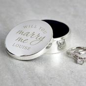 Personalised Will You Marry Me Ring Box - ForYou.ie