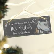 Personalised The Snowman Magical Adventure Hanging Slate Plaque - ForYou.ie