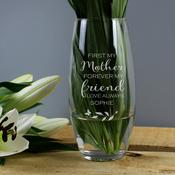 Personalised 'First My Mother, Forever My Friend' Bullet Vase - ForYou.ie image