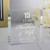 Personalised Anniversary Crystal Token - ForYou.ie