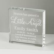 Personalised Little Angel Crystal Token - ForYou.ie