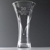 Personalised Special Year Diamond Effect Heart Vase - ForYou.ie image