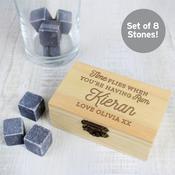 Personalised Time Flies When You're Having Rum Cooling Stones - ForYou.ie