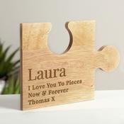 Personalised Free Text Jigsaw Piece - ForYou.ie
