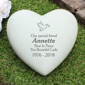 Personalised Dove Heart Memorial - ForYou.ie image