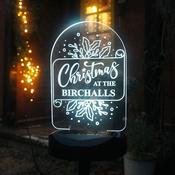 Personalised Family Christmas Outdoor Solar Light - ForYou.ie