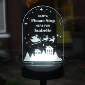 Personalised Christmas Outdoor Solar Light - ForYou.ie