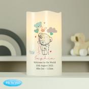 Personalised Tiny Tatty Teddy Dream Big Pink Nightlight LED Candle - ForYou.ie
