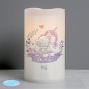 Personalised Tiny Tatty Teddy Unicorn Nightlight LED Candle - ForYou.ie