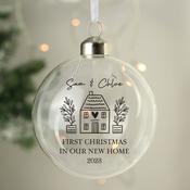 Personalised Home Glass Bauble - ForYou.ie
