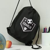 Personalised Football Black Kit Bag - ForYou.ie