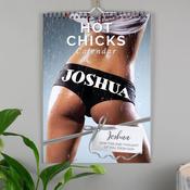 Personalised A4 Hot Chicks Calendar - ForYou.ie image