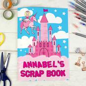 Personalised Princess &amp; Unicorn - A4 Scrapbook - ForYou.ie