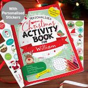 Personalised Christmas Activity Book with Stickers - ForYou.ie image