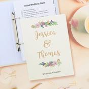 Personalised Floral Watercolour Wedding Planner - ForYou.ie