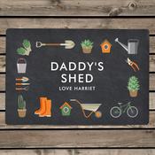 Personalised Gardening Metal Sign - ForYou.ie