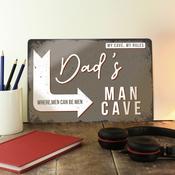 Personalised Man Cave Metal Sign - ForYou.ie