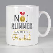 Personalised No.1 Runner Mug - ForYou.ie image