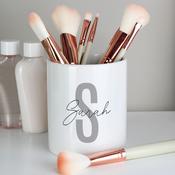 Personalised Initial &amp; Name Ceramic Storage Pot - ForYou.ie