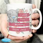 Personalised Me To You Floral Mug - ForYou.ie