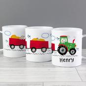 Personalised Tractor Plastic Mug - ForYou.ie image