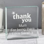 Personalised Thank you Crystal Token - ForYou.ie
