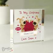 Personalised Boofle Shared Heart Crystal Token - ForYou.ie