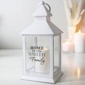 Personalised The Family White Lantern - ForYou.ie