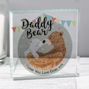 Personalised Daddy Bear Crystal Token - ForYou.ie