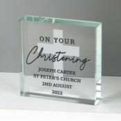 Personalised On Your Christening Crystal Token - ForYou.ie