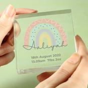 Personalised Rainbow Crystal Token - ForYou.ie
