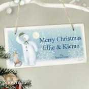 Personalised The Snowman Snow Wonder Wooden Sign - ForYou.ie