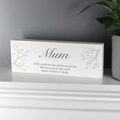 Personalised Branches Wooden Block Sign - ForYou.ie