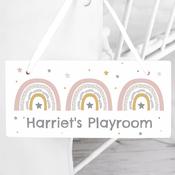 Personalised Rainbow Wooden Sign - ForYou.ie