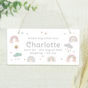 Personalised Rainbow Wooden Sign - ForYou.ie