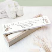 Personalised Woodland Animals Wooden Certificate Holder - ForYou.ie