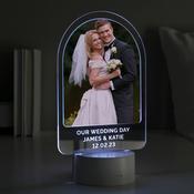 Personalised Free Text &amp; Photo Upload LED Colour Changing Light - ForYou.ie
