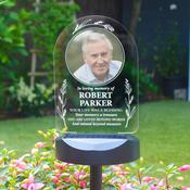 Personalised Memorial Photo Upload Outdoor Solar Light - ForYou.ie
